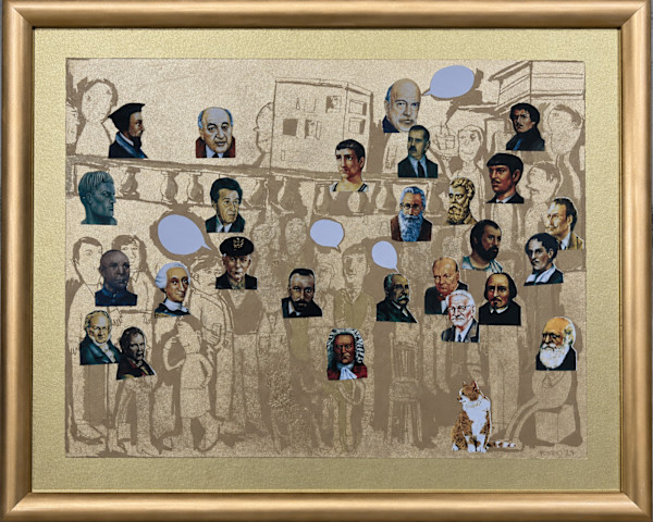 Las bodas de Caná con personajes ilustres by Armando Romero, Image 1.