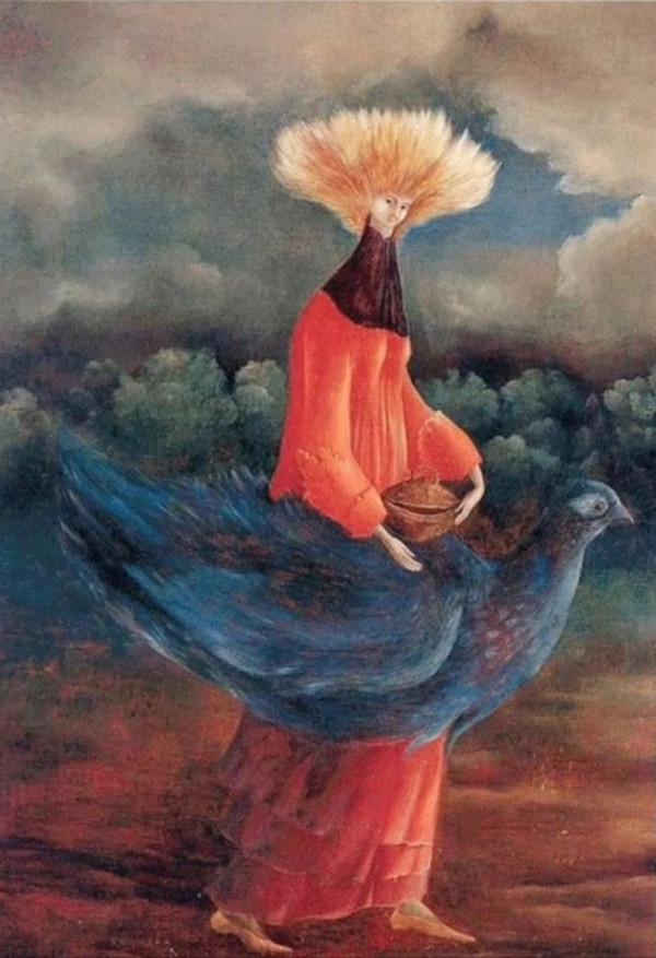 The latest portrait of Mrs Partridge by Leonora Carrington, Image 1.