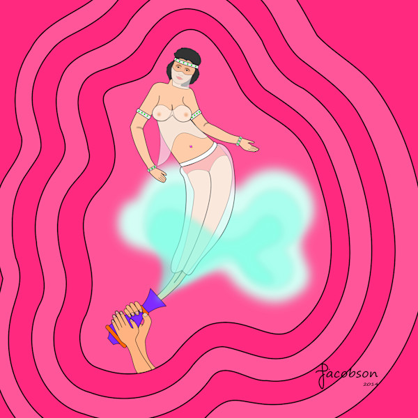 Genie from the Bottle by David Jacobson