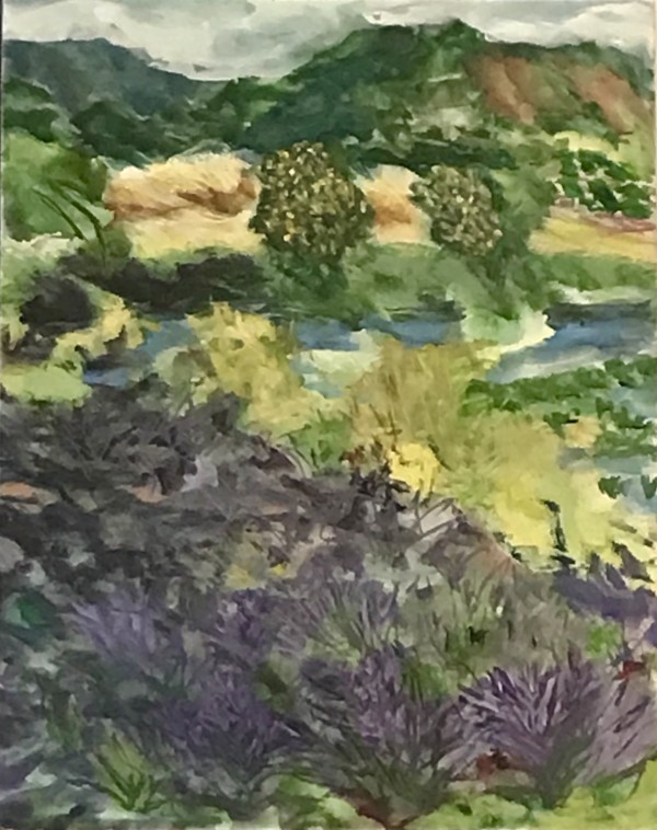 654- "Lavender on the Umpqua -- Summer on the Umpqua"  Cultivated and Wild by the Umpqua by Katy Cauker