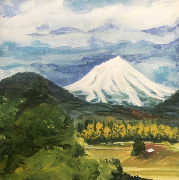 285 - Mt. McLoughlin Spring II - Wine Country Southern Oregon by Katy Cauker