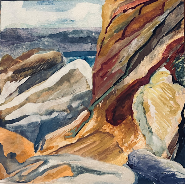 525- In the Blazing Sun / Cliffs at Harris Beach by Katy Cauker, Image 3.