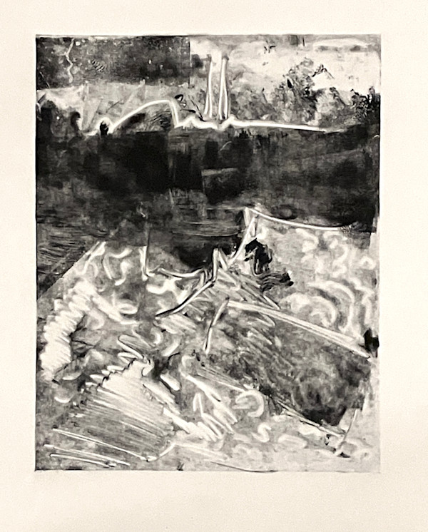 1125-Everything & Nothing Monotype 5 by Katy Cauker