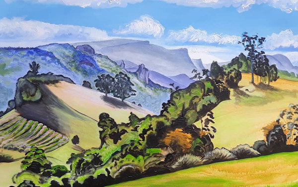 Nimbin Hills and Rocks by Jasmine O'Shea