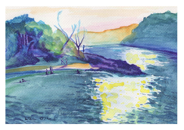 Torakina Beach by Jasmine O'Shea