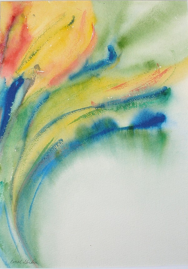 Tulip - on Acrylic #3 by Carol Gordon