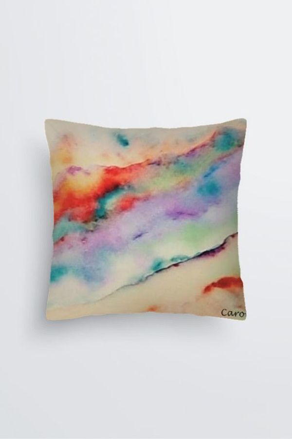 Pastel Hillside -  Pillow Edition #2 by Carol Gordon, Image 1.