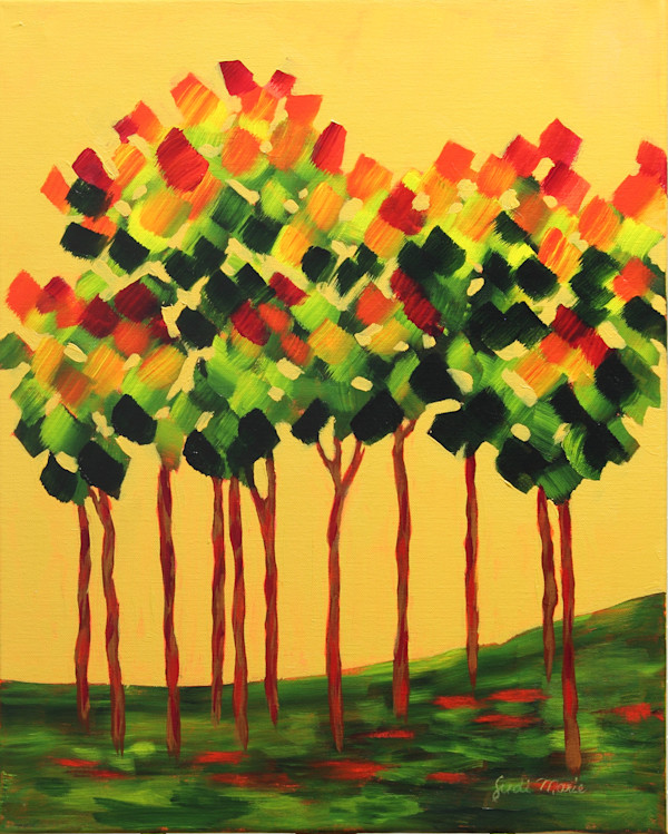 Autumn Trees by Judi Marie