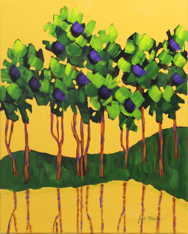 Reflected Trees III by Judi Marie