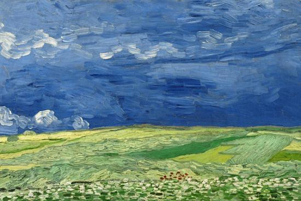 After Van Gogh's Wheatfield Under Thunderclouds by Judi Marie, Image 1.
