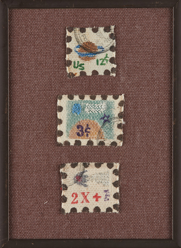 Stamps in Space #2 by Cindy Fornari