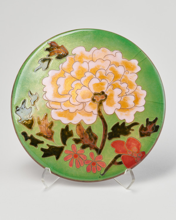 Cloisonne Lidded Container by Margaret Rabiner