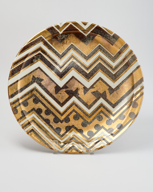 Zig Zag Hanging Plate by Michael Arntz