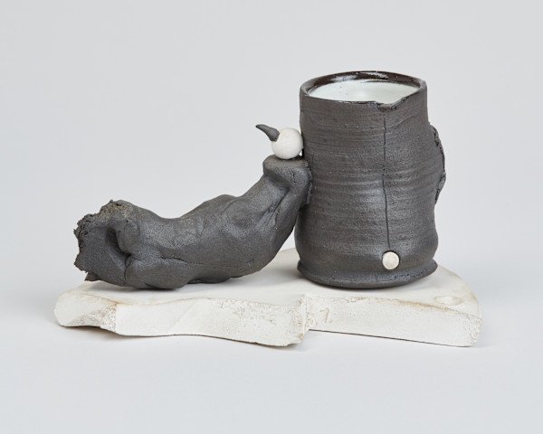 Spike Cup and Saucer by George Sacco