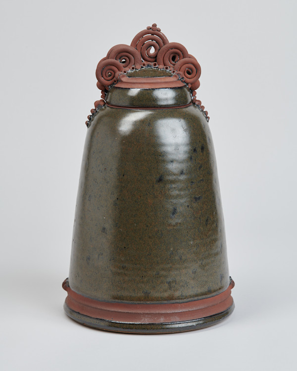 Tall Lidded Jar by Jan Axel