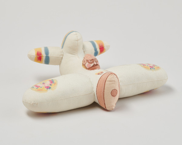 Soft Airplane with Pilot by George Landino