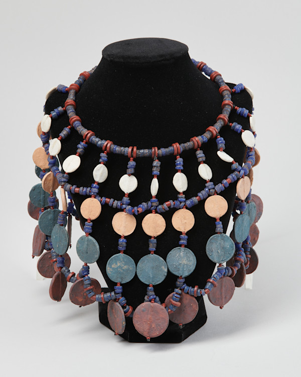 Shoulder necklace by Mimi Okino
