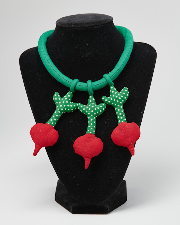 Radish Necklace by Maribeth Neil