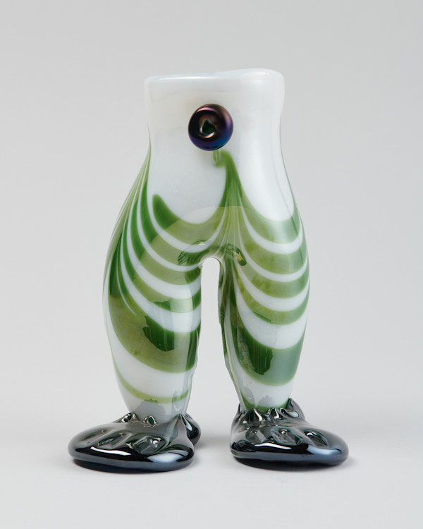 Clown Leg Vase by Larry LiVolsi