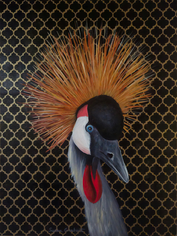 Crowning Glory.  (Crowned Crane of Tanzania) by Susan Grabert, Image 1.