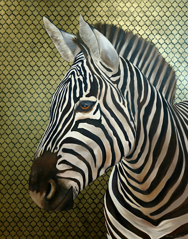Gilded Zebra by Susan Grabert, Image 1.