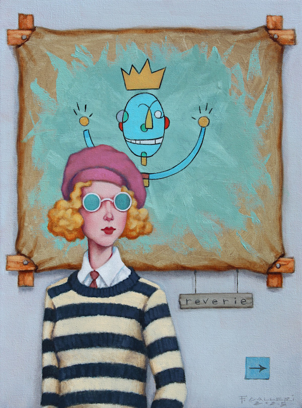 At The MOMA (Reverie) by Fred Calleri