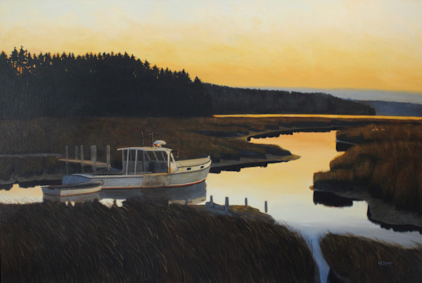 Dawn on Cutting Creek by Steve Rogers