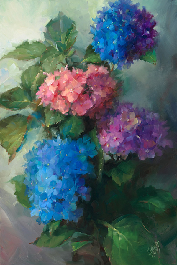 Hydrangeas by Yelena Lamm