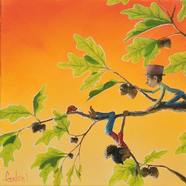 Harvesting Acorns by Gabriel Lehman, Image 1.
