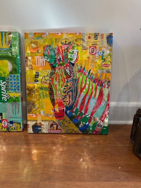 Zebra Recycled "HOPE" by Erdman (Oerdy) Hummel