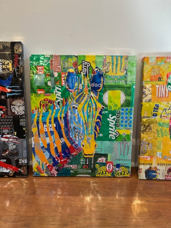 Zebra Recycled "ERNESTNESS" by Erdman (Oerdy) Hummel