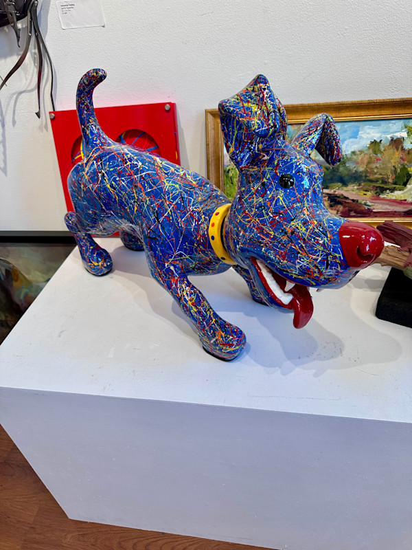 Magnetic Dog (Blue) by Ancizar Marin