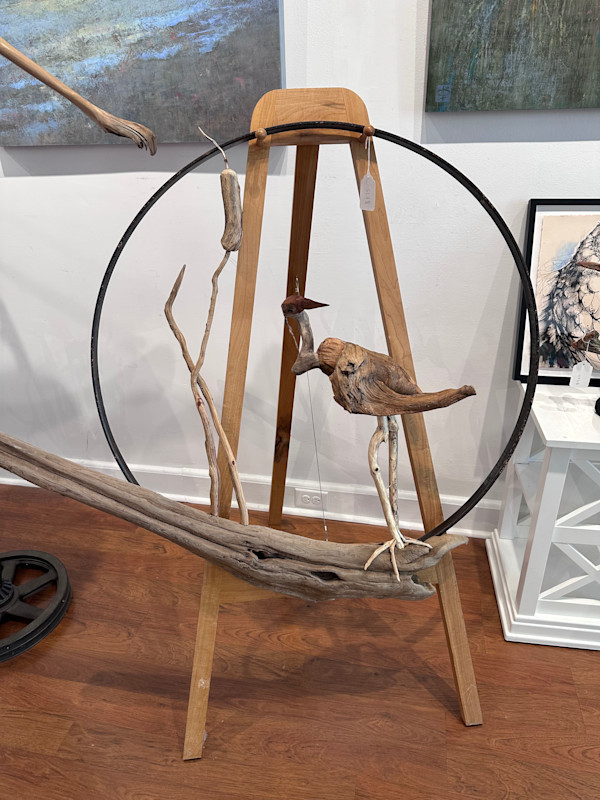 Heron in Hoop II by Larry Ringgold