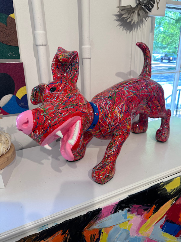 Magnetic Dog (Red) by Ancizar Marin
