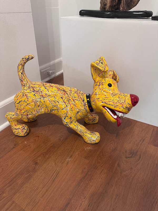 Magnetic Dog (Yellow) by Ancizar Marin