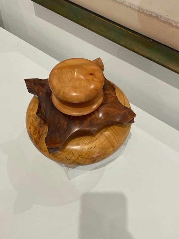 Kissing Fish Hidden Box (Sugar Maple and Walnut), Image 2.