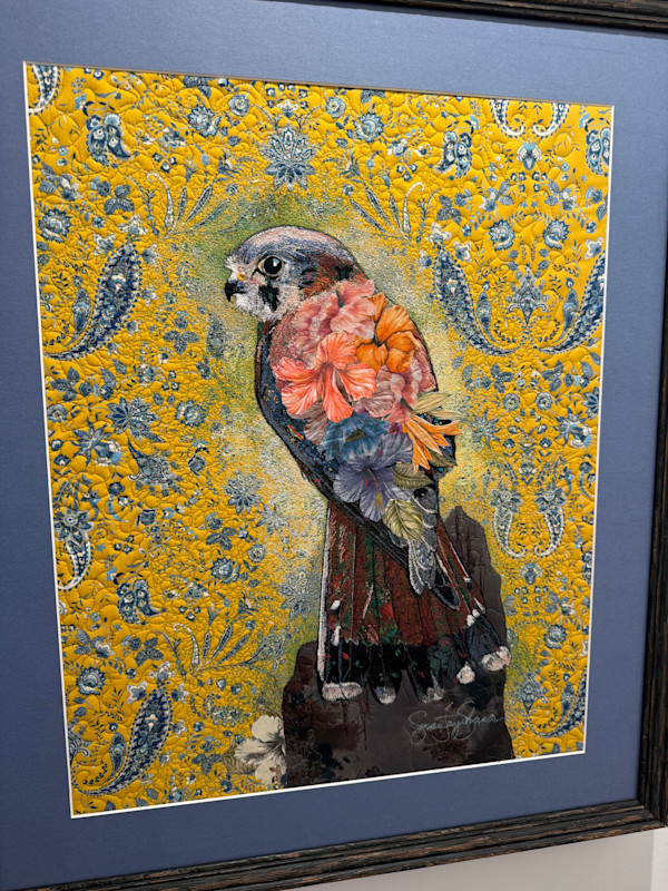 Floral Kestral by Susan Fay Schauer