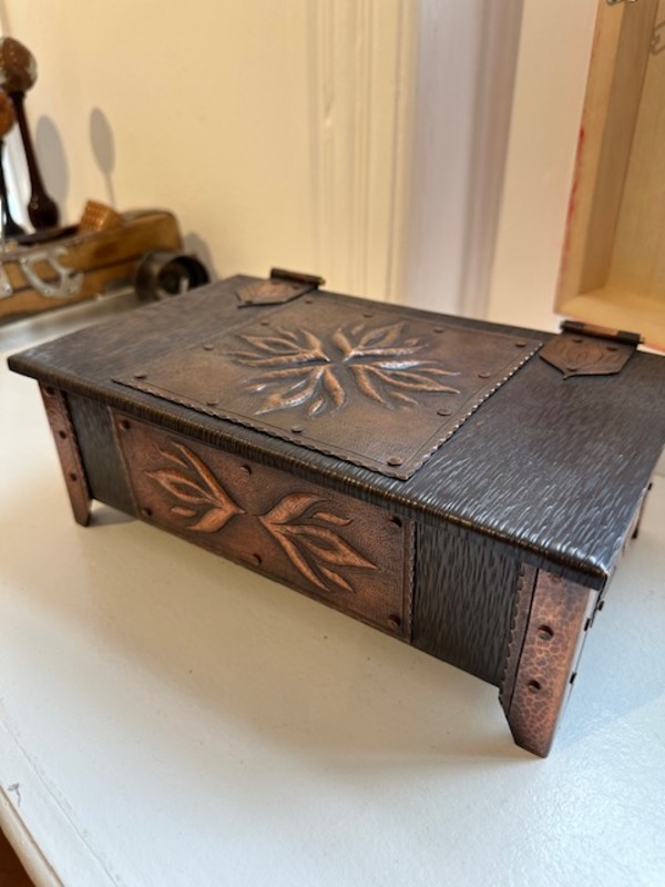 Fire Themed Keepsake Box by Anne Jordan