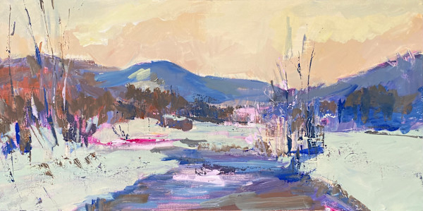 Rose River snow scene by Ingrid Matuszewski