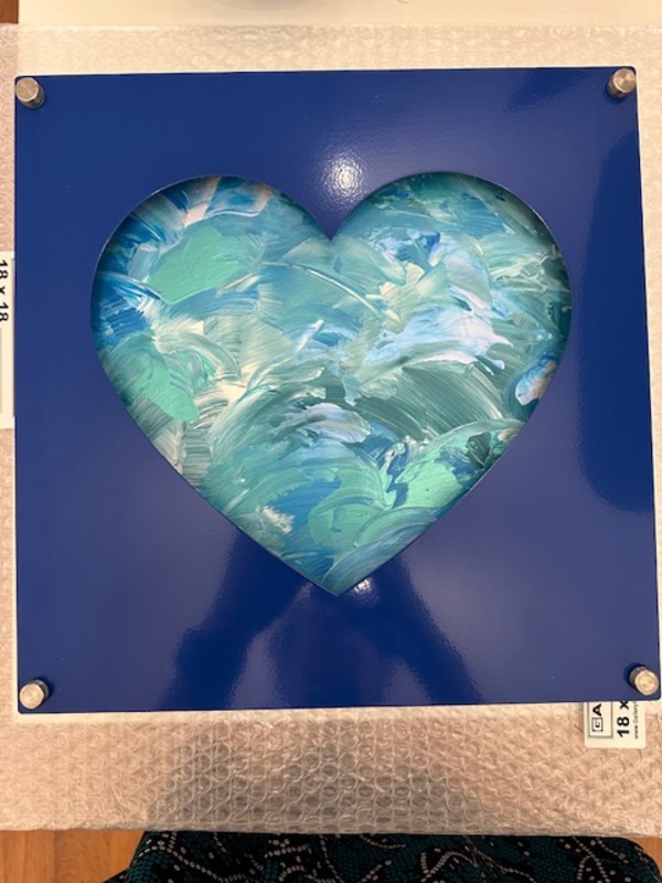 Heart - Blue by Jen Sterling, Image 2.