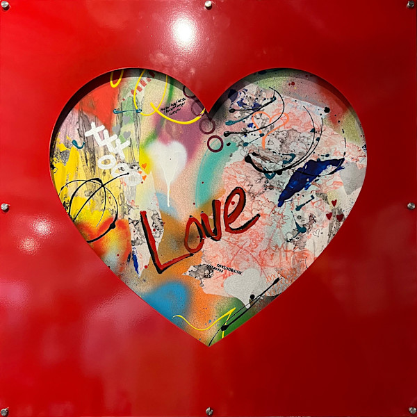 Large Heart - 3 by Jen Sterling