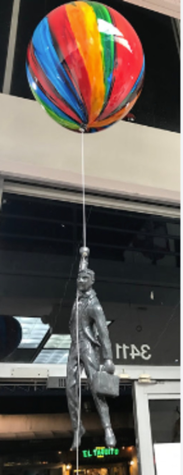 Balloon Businessman by Ancizar Marin