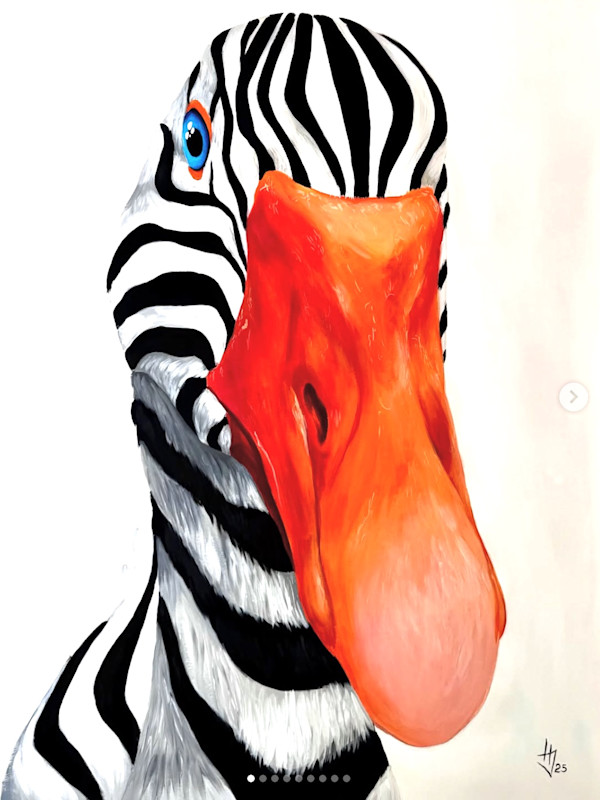 Waterfowl Zebra by Ivanka Nechyporuk