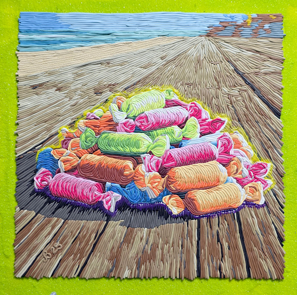 Salt Water Taffy on the Boardwalk by Joseph Barbaccia