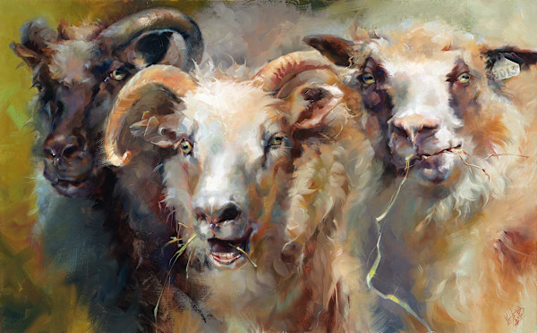 Three Musketeers by Yelena Lamm