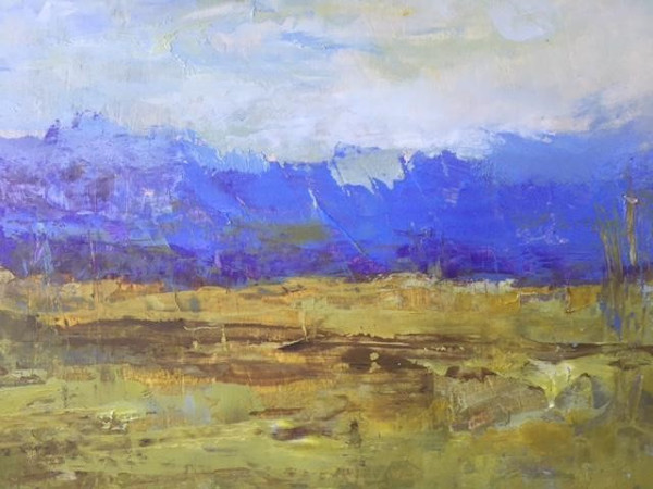 Blue Violet Mountain Haze by Ingrid Matuszewski