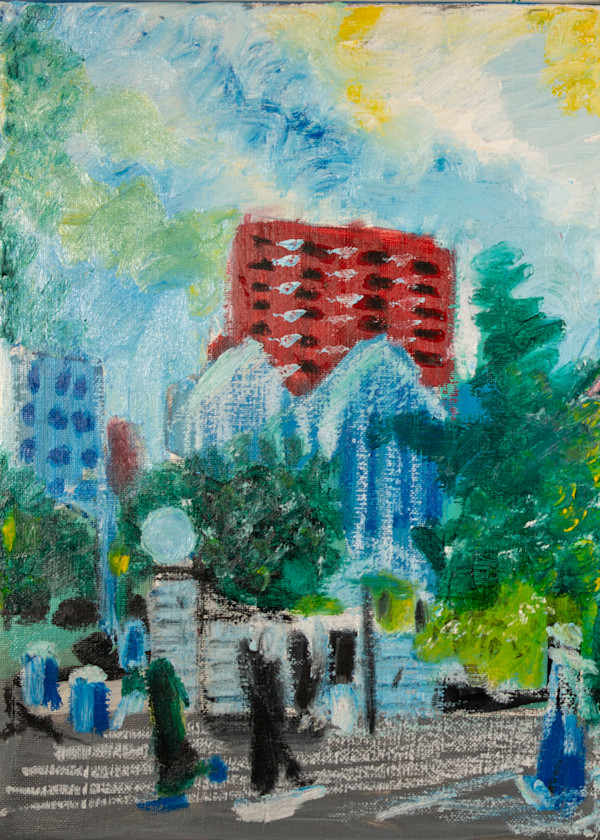 August Night Diptych: Church of the Heavenly Rest by Adrián González Molina