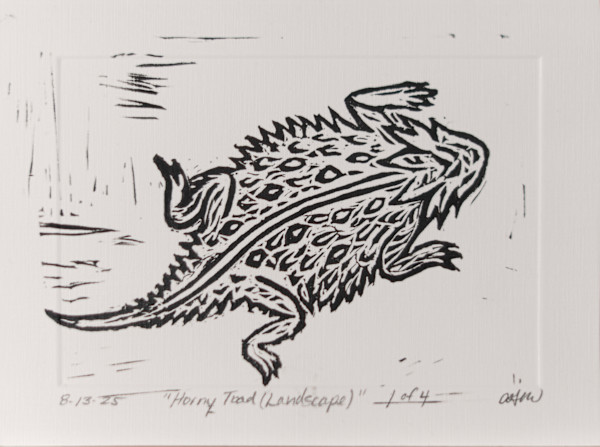 Horny Toad by Adrián González Molina