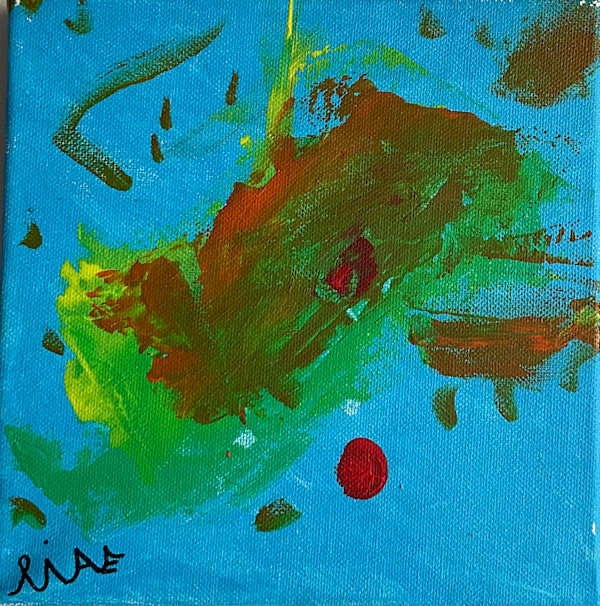 “ El elefante y el punto rojo” by Isabella Yaruro, Image 1.