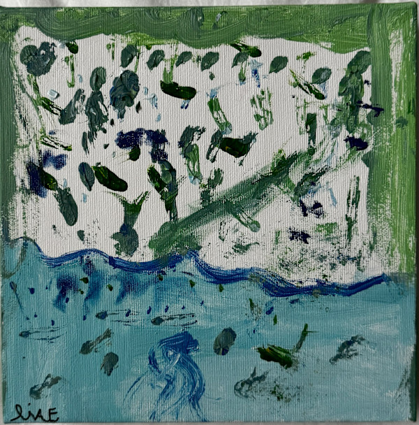“El mar y la lluvia de peces” by Isabella Yaruro, Image 1.